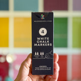 Fine Tip White Liquid Chalk Markers (Set of 4)