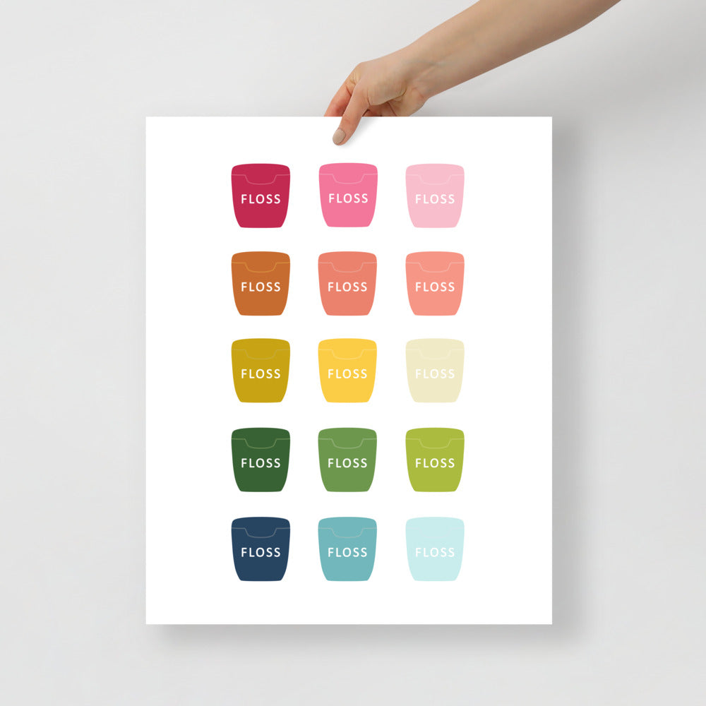 Colorful Bathroom Art Printable Bundle | 7 Designs |  White Background